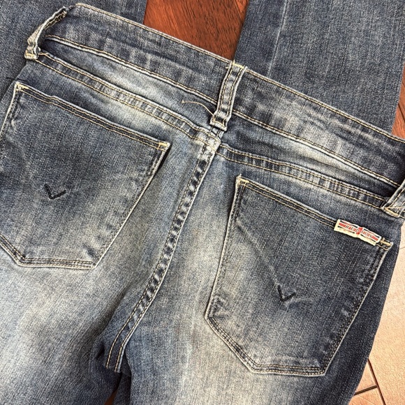 Hudson Denim High Low Cuff Blue Deconstructed Look Jeans 12 - Picture 2 of 7